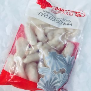 Raw Peeled Scampi